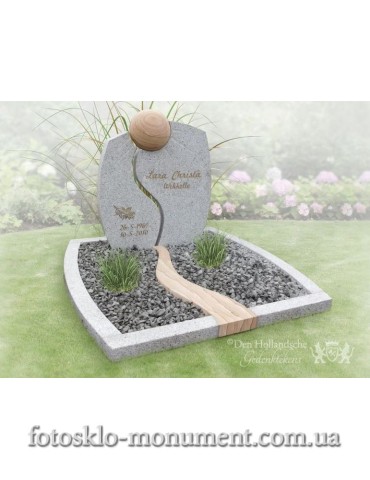 Пам'ятник зі склом Голландський №18