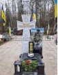 Пам'ятник Козацький Хрест з фотосклом, військовому ЗСУ 
