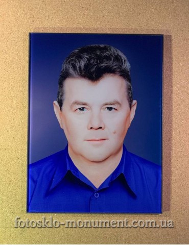 Фото на склі на пам'ятник №314