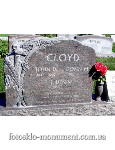 Памятник из гранита Европейский №45