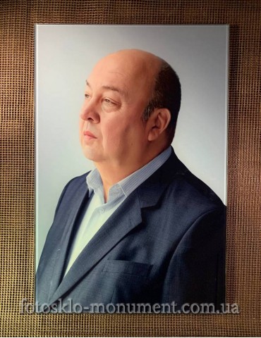 Фото на склі на пам'ятник №297