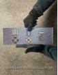 Фотостекло на памятник Комплект из трех боевых наград