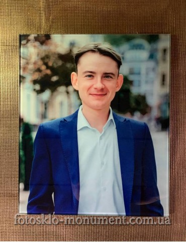 Фото на склі на пам'ятник №308