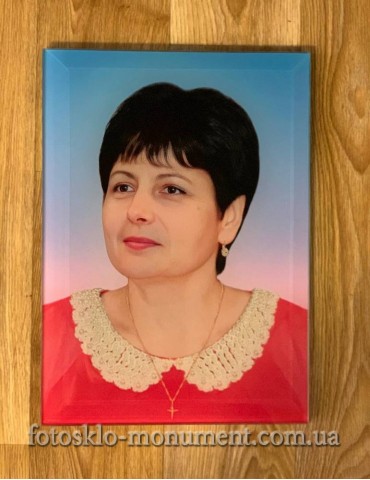 Фото на склі на пам'ятник №351