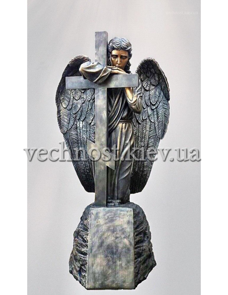 Скульптура Ангел с крестом