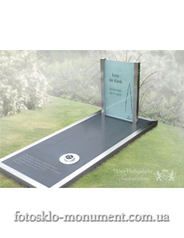 Пам'ятник зі склом Голландський №24