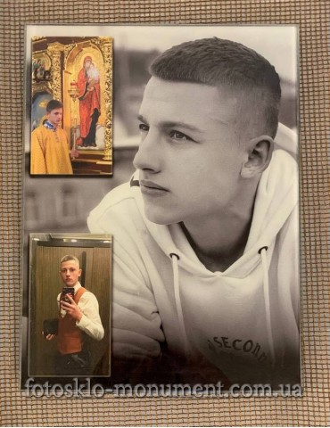 Фото під склом на пам'ятник №442