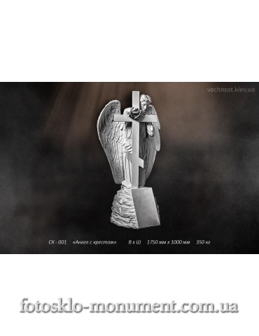 Скульптура Ангел с крестом