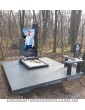 Памятник для сына из гранита и стекла