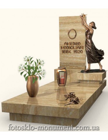 Пам'ятник з мармуру Італія 10