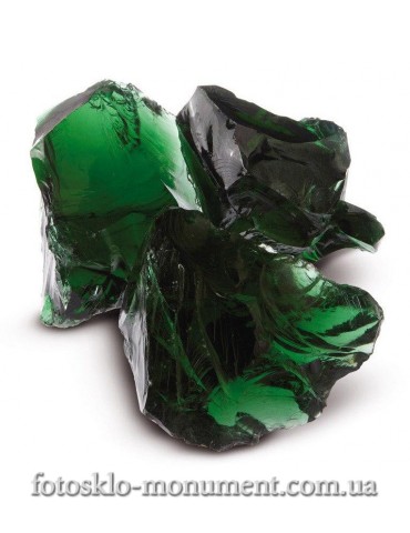 Стеклянные камни для декора зеленый VERDE 