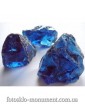 Стеклянные камни для декора синий BLU Cobalt