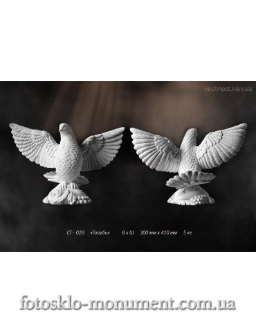 Скульптура голубя