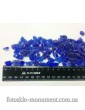 Стеклянные камни для декора синий BLU Cobalt