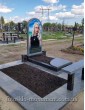 Пам'ятник Арка з кольоровим фотосклом