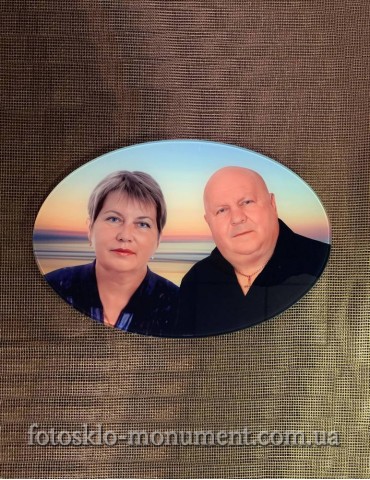 Фото на склі на пам'ятник №284