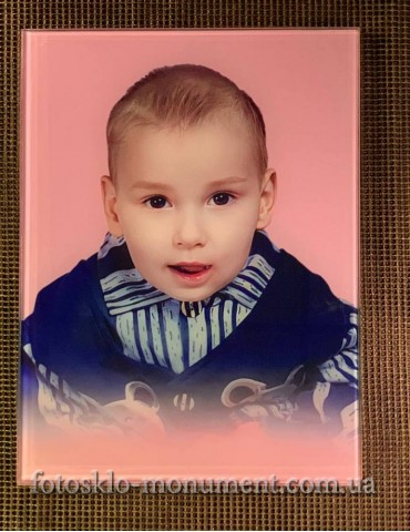 Фото на склі на пам'ятник №362