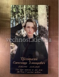 Фото под стеклом на памятник №371