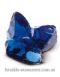 Стеклянные камни для декора синий BLU Cobalt