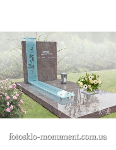 Пам'ятник зі склом Голландський №22