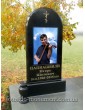 Памятник из гранита с фотостеклом