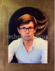 Фото на склі на пам'ятник №309