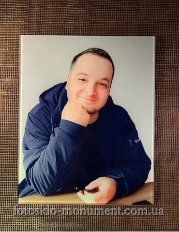 Фото на склі на пам'ятник №298