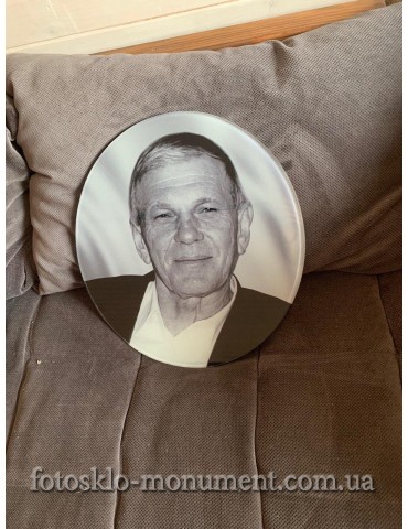 Фотоскло у формі кола №8