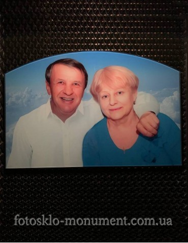 Фото на склі на пам'ятник №264