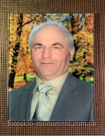 Фото на склі на пам'ятник №365