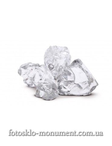 Стеклянные камни для декора прозрачный TRASPARENTE
