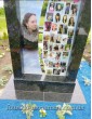 Пам'ятник із граніту з фотосклом для дівчини