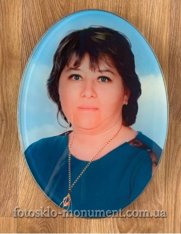 Фото на склі на пам'ятник №391