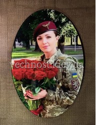 Фотостекло в форме овала №227