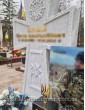 Пам'ятник Козацький Хрест з фотосклом, військовому ЗСУ 