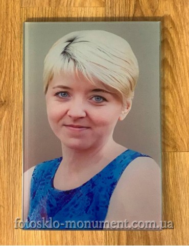 Фото на склі на пам'ятник №352