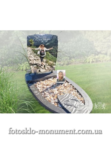 Пам'ятник зі склом Голландський №3