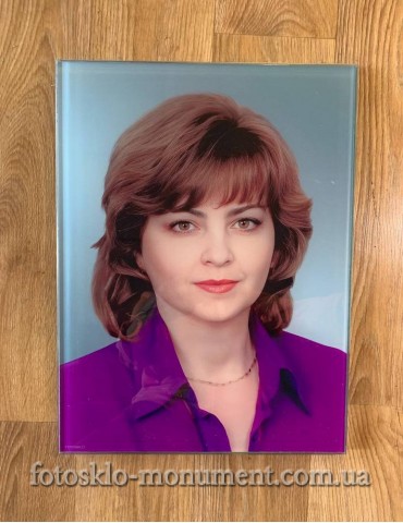 Фото на склі на пам'ятник №347