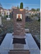 Памятник из розового гранита папе