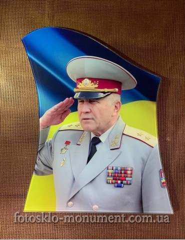 Фото на склі на пам'ятник №310