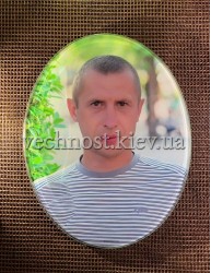 Фото на склі на пам'ятник №277