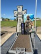 Пам'ятник військовому Козацький хрест з фотосклом