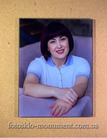 Фото на склі на пам'ятник №336