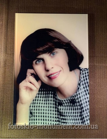 Фото на склі на пам'ятник №323
