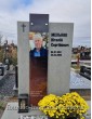 Пам'ятник з кольоровим фото під склом