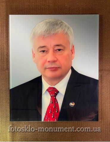 Фото на склі на пам'ятник №384
