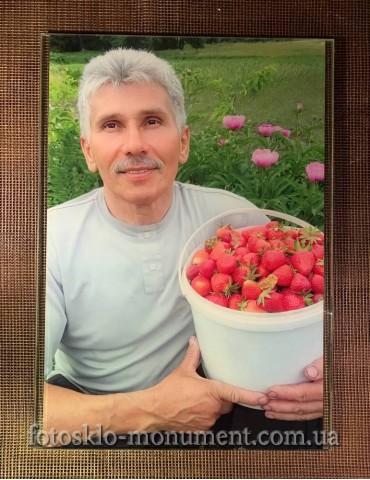 Фото на склі на пам'ятник №367