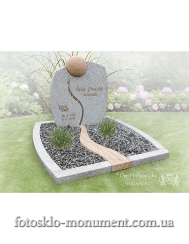 Пам'ятник зі склом Голландський №18