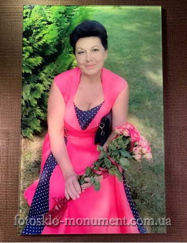 Фото на склі на пам'ятник №373