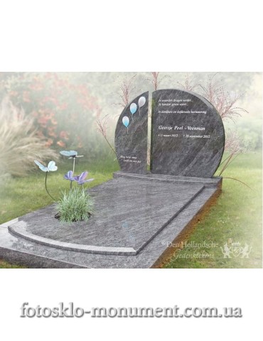 Пам'ятник зі склом Голландський №12